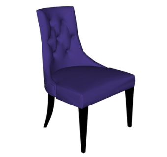 现代布艺单椅su模型