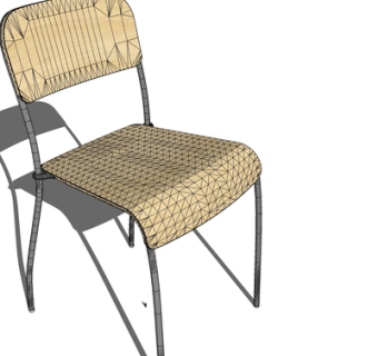 现代单椅su模型