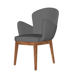 现代布艺单椅su模型