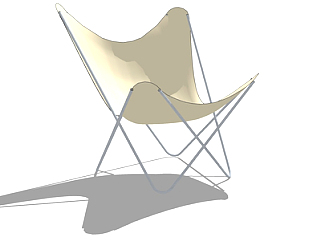 现代<em>折叠椅</em>su模型
