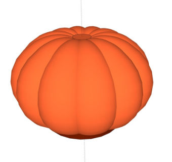 新中式灯笼su模型