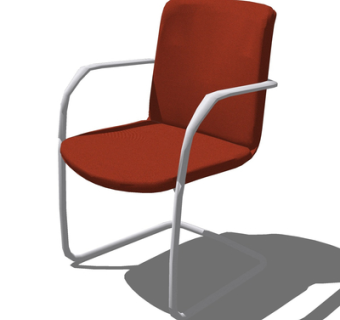 现代单椅su模型