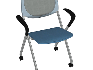 现代<em>折叠</em>单椅su模型