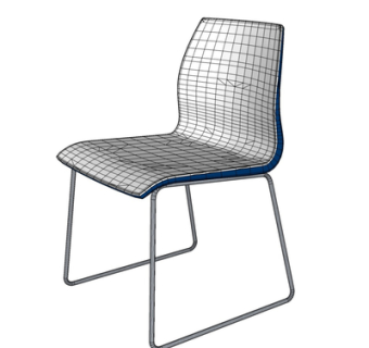 现代单椅su模型