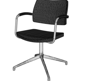 现代单椅su模型