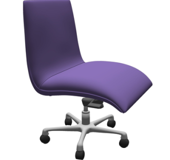 现代旋转单椅su模型