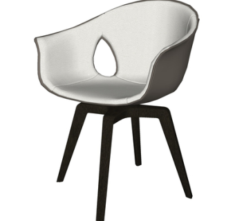 现代布艺单椅su模型