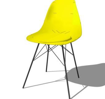 现代单椅su模型