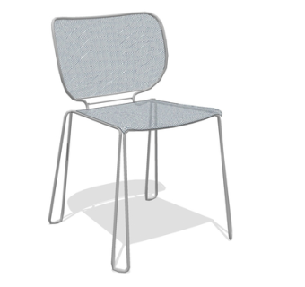 现代单椅su模型