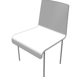 现代单椅su模型