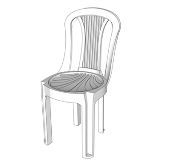 现代单椅su模型