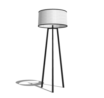 现代落地灯su模型