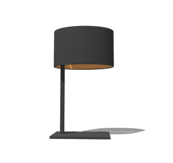 现代金属台灯su模型