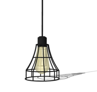 工业风吊灯su模型