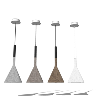 现代金属吊灯su模型