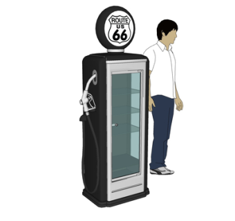 现代消毒柜su模型