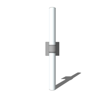 现代金属壁灯su模型