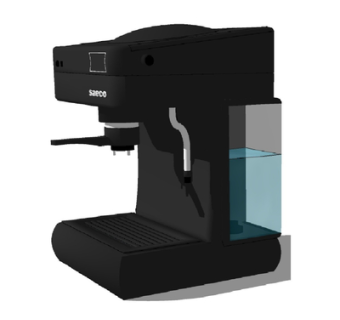 现代咖啡机su模型