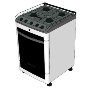 现代煤气灶su模型