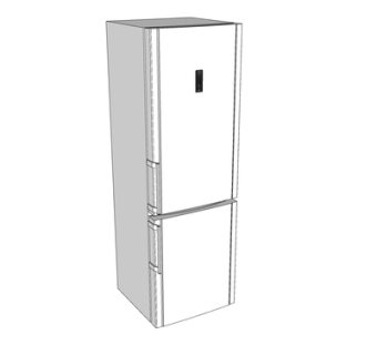 现代冰箱su模型