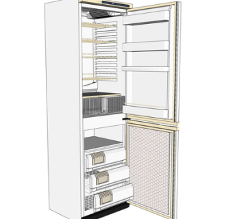 现代冰箱su模型