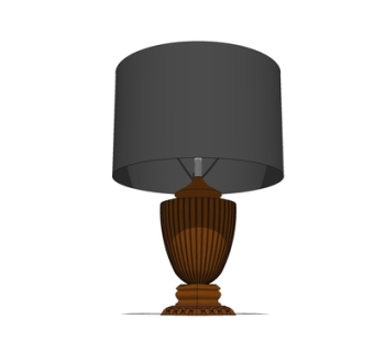 现代金属吊灯su模型