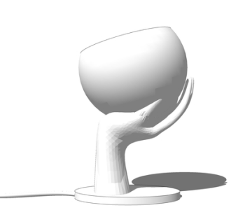 现代金属摆件su模型