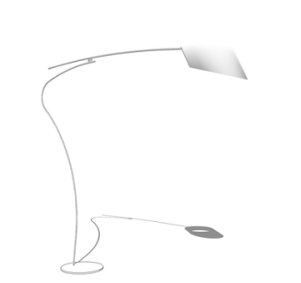 现代金属台灯su模型