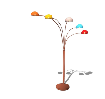 现代金属台灯su模型