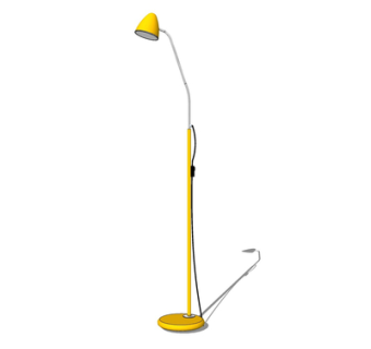 现代金属落地灯su模型