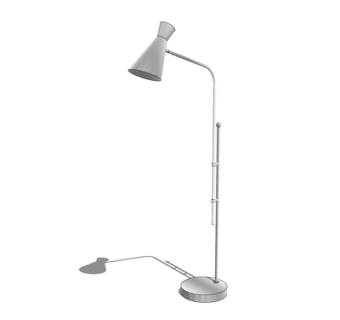 现代金属落地灯su模型