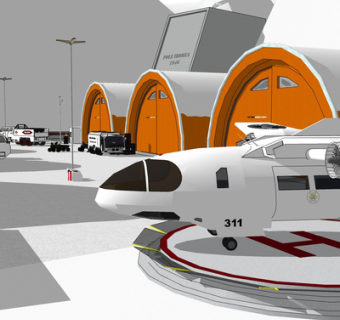 现代飞机su模型