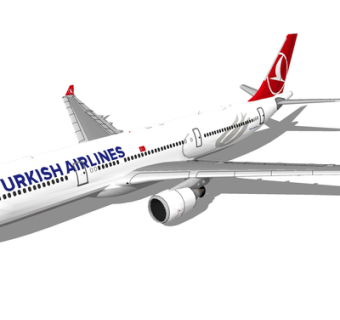 现代飞机su模型