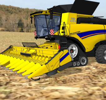 现代挖掘机su模型