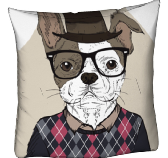 现代布艺抱枕su模型