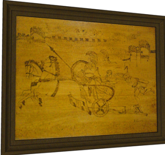 现代装饰挂画su模型