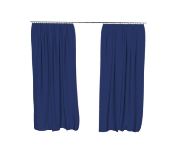 现代布艺窗帘su模型