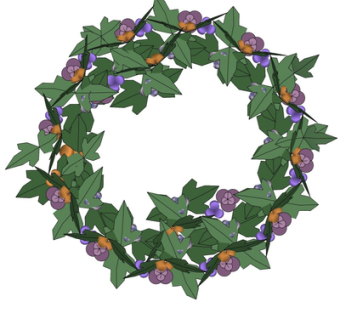 现代花环su模型