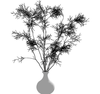 现代花瓶su模型