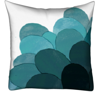 现代布艺抱枕su模型