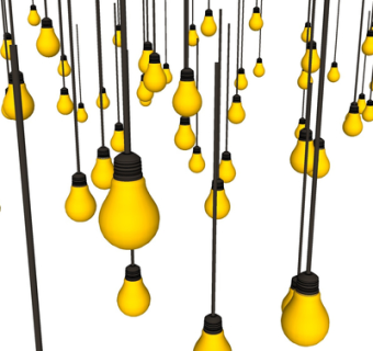 现代金属吊灯su模型