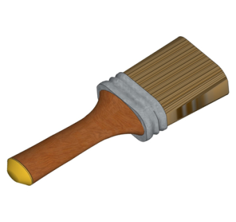 现代毛刷su模型