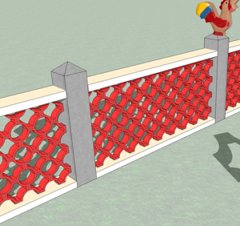 现代护栏su模型