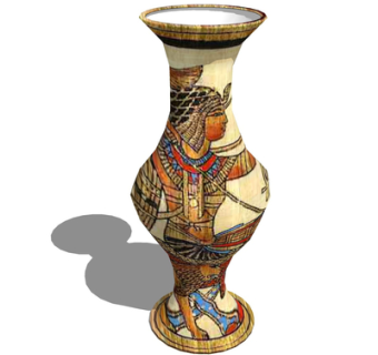 欧式花瓶su模型