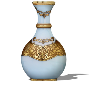 欧式陶瓷花瓶su模型