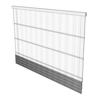 现代窗帘su模型