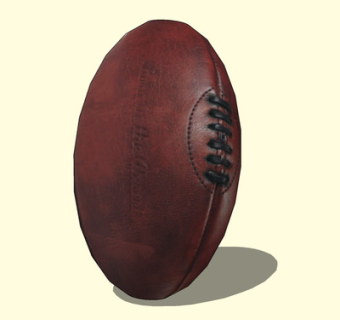 现代橄榄球su模型