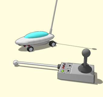 现代遥控汽车su模型