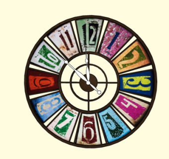 工业风挂钟su模型