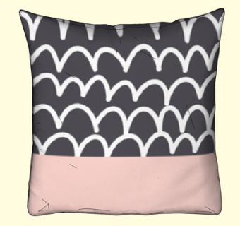 现代抱枕su模型